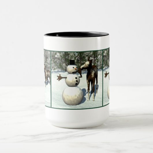 Foal en Snowman Mok (Midden)