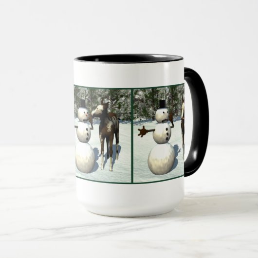 Foal en Snowman Mok (Voorkant rechts)