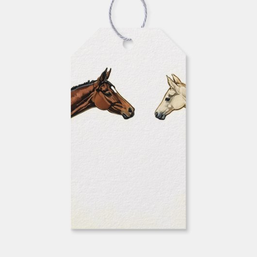 "Foal Friends" Gift Label van Esorada Cadeaulabel (Achterkant)