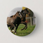 Foal Running Ronde Button 5,7 Cm (Voorkant)