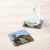 Foalen afspelen 2 bier onderzetter (Rechterzijde)