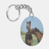 Foalen afspelen 2 sleutelhanger (Voorkant Links)