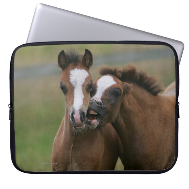 Foals afspelen laptop sleeve (Voorkant)