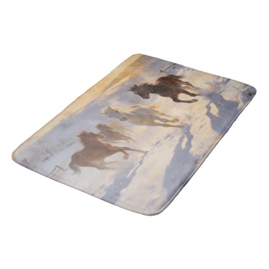 Foals at Play Badmat (Gekanteld)