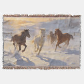 Foals at Play Deken (Voorkant)