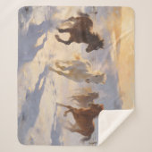 Foals at Play Sherpa Deken (Voorkant)