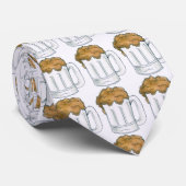 Foam Beer Stein Mok Mokken St. Patrick's Day Strop Stropdas (Opgerold)