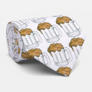 Foam Beer Stein Mok Mokken St. Patrick's Day Strop Stropdas