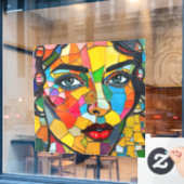 Foam Boards Raamsticker (Cafe Raam)