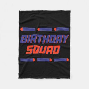 Foam Dart War Verjaardag Jongen Shirt Familie Verj Fleece Deken