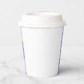 Foam Party Verjaardag Papieren Bekers (Achterkant)