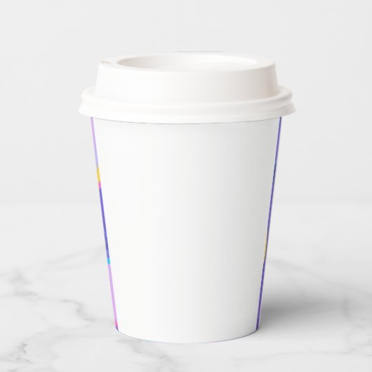 Foam Party Verjaardag Papieren Bekers (Achterkant)