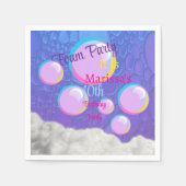 Foam Party Verjaardag Servet (Voorkant)