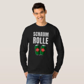 Foam Roller Beer Can Beer Can Saufnn T-shirt (Voorkant volledig)