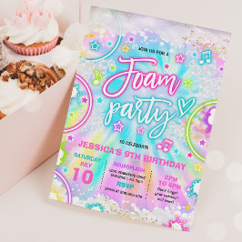 Foam Verjaardagsfeestje Zwembad Splash Pad Tie Dye Kaart