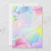 Foam verjaardagsuitnodiging kaart (Achterkant)