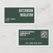 Foam Visitekaartjes met aangepaste QR (Voorkant / Achterkant)