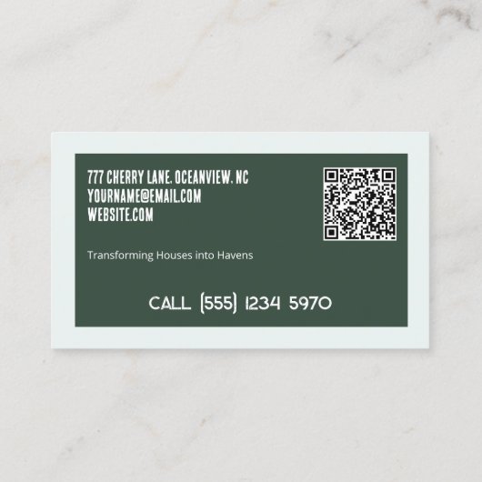 Foam Visitekaartjes met aangepaste QR (Achterkant)