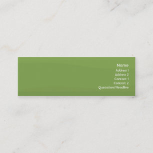 Foamgreen Waves - Skinny Mini Visitekaartje