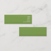 Foamgreen Waves - Skinny Mini Visitekaartje (Voorkant / Achterkant)