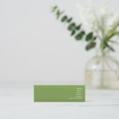 Foamgreen Waves - Skinny Mini Visitekaartje (Staand voorkant)