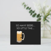 Foamy Beer Mok Briefkaart (Staand voorkant)