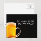 Foamy Beer Mok Briefkaart (Voorkant / Achterkant)