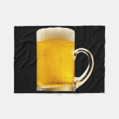 Foamy Beer Mok Fleece Deken (Voorkant (Horizontaal))