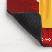 Foamy Beer Mok op de Abstracte achtergrond van Gru Muismat (Hoek)