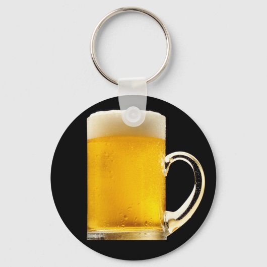 Foamy Beer Mok Sleutelhanger (Voorkant)