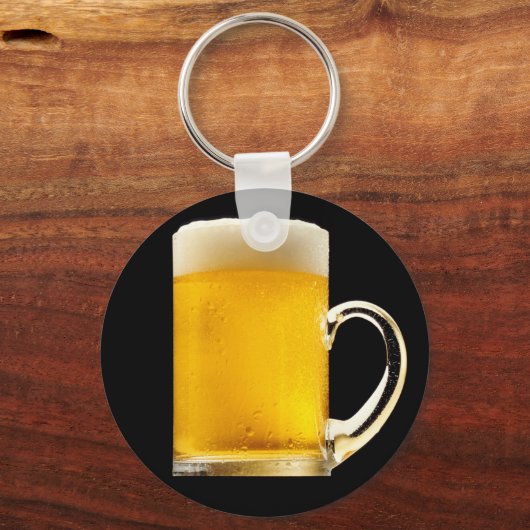 Foamy Beer Mok Sleutelhanger (Voorkant)