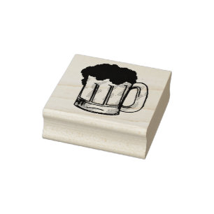 Foamy Beer Mok Stein Ale Bar Drink Stempel