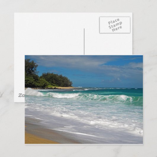 Foamy Surf Briefkaart (Voorkant / Achterkant)