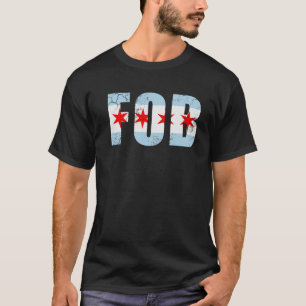 FOB Chicago Vlag T-shirt