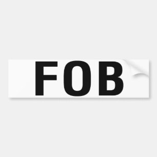 FOB Friend of Bill W Bumpersticker