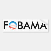 FOBAMA BUMPERSTICKER (Voorkant)