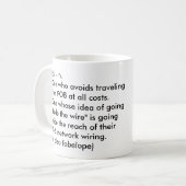 Fobbit mok (Voorkant links)