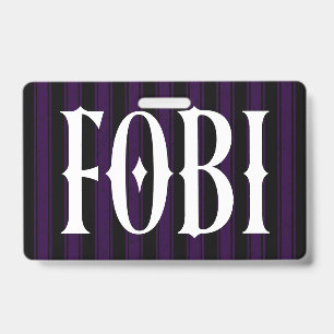 FOBI Angst om erbij te horen Aso humor Badge