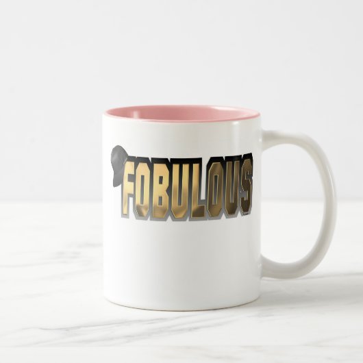 Fobulous Gold Tweekleurige Koffiemok (Rechts)