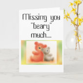 FOC07024, die "beary" u missen veel…. Kaart (Gele Bloem)