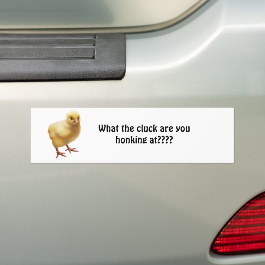 FOC07767, waar val je op? Bumpersticker (Op auto)