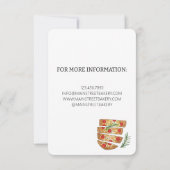 Focaccia Brood Broodmaken Bakkerij Bakworkshop Kaart (Achterkant)