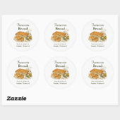 Focaccia Brood Thuisgemaakte Gift Label (Vel)