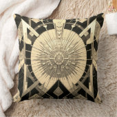 Focal Yantra Polyester 51 x 51 cm Gooi Kussen (Deken)