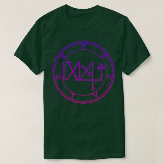Focalor Sigil heeft stroom over wind en Zee Paars  T-shirt (Design voorkant)