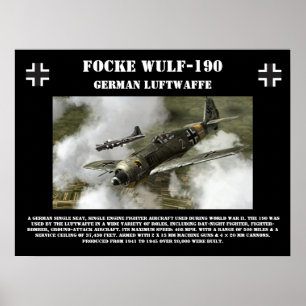 Focke Wulf-190-Poster Poster