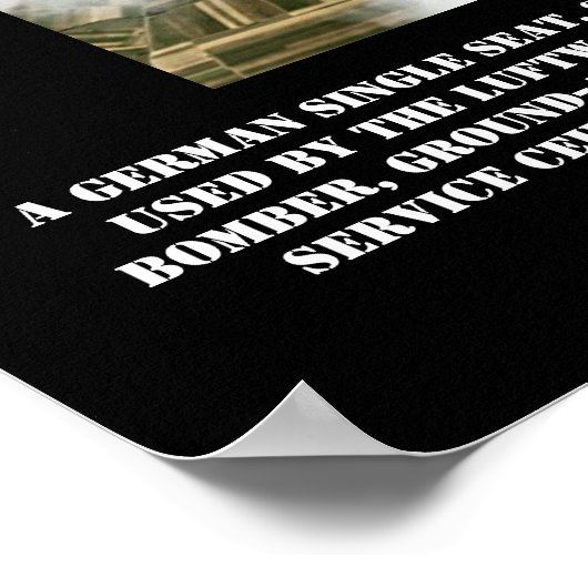 Focke Wulf-190-Poster Poster (Hoek)