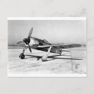 Focke Wulf FW190 Fighter op de Tarmac Briefkaart