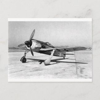 Focke Wulf FW190 Fighter op de Tarmac Briefkaart
