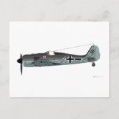 Focke-Wulf FW-190 Briefkaart (Voorkant)
